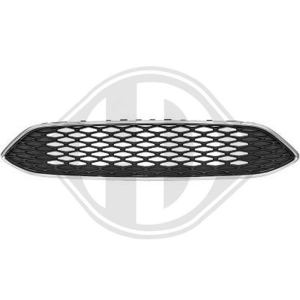 1X KüHlergitter Diederichs 1419042 Hd Priority Parts FüR Ford Mitte-image