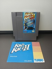 Rad Racer II 2 Vintage Nintendo NES Tested & Working with Manual Video Game