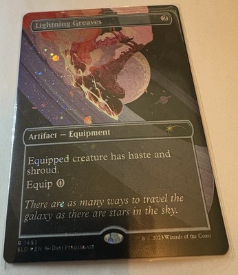 Lightning Greaves (1493) (Galaxy 💫Foil) Secret Lair Drop Foil