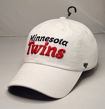 Women's Minnesota Twins '47 Clean Up White Adjustable Hat Cap