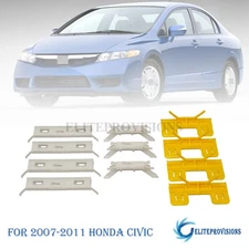 11PCS For 2007-2011 Honda Civic Windshield Roof Moulding Clips Repair Set