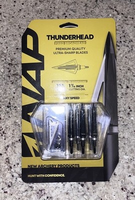 NEW Nap Broadhead Thunderhead 3-blade 125 Grains  &  1 3/16'' Cut 5pk