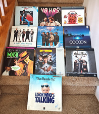 Lot of 10 Laserdisc Movies -Near Mint Condition -Action Comedy