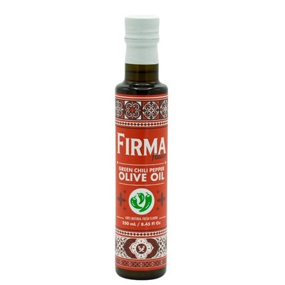 Co-Crushed Green Chili Pepper Extra Virgin Olive Oil | First Cold Pressed Sin...