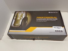 Professional Condenser Microphone W/ Patented Audio Reference Companding, New