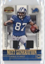 2007 Donruss Gridiron Gear Combo Jerseys Prime /50 Mike Furrey #NG-24 z7j
