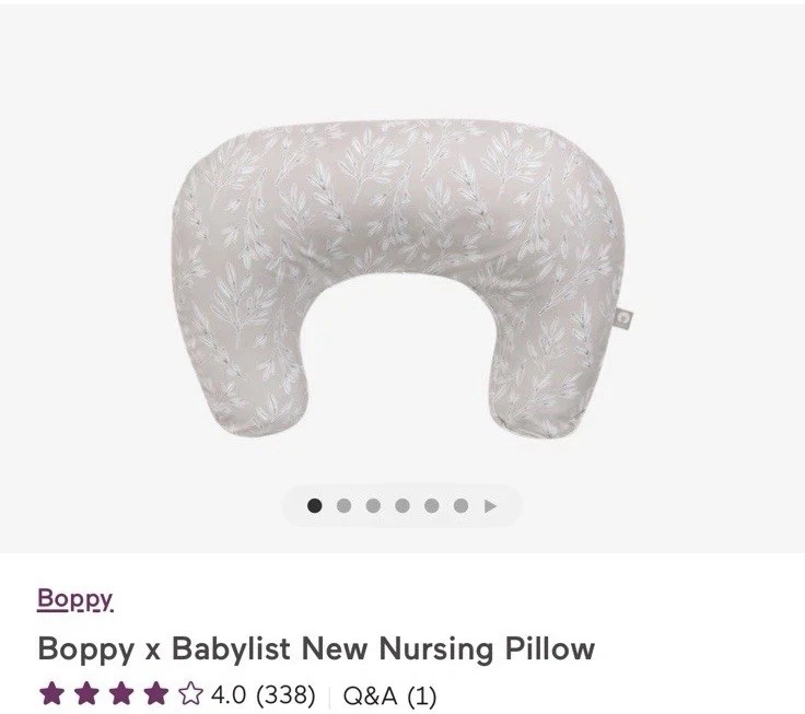 Boppy Nursing Pillow Sand Stick & Twig
Opens in a new window or tab