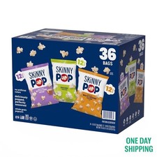 SkinnyPop Variety Snack Pack Popcorn, 0.5 oz., 36 pk.
