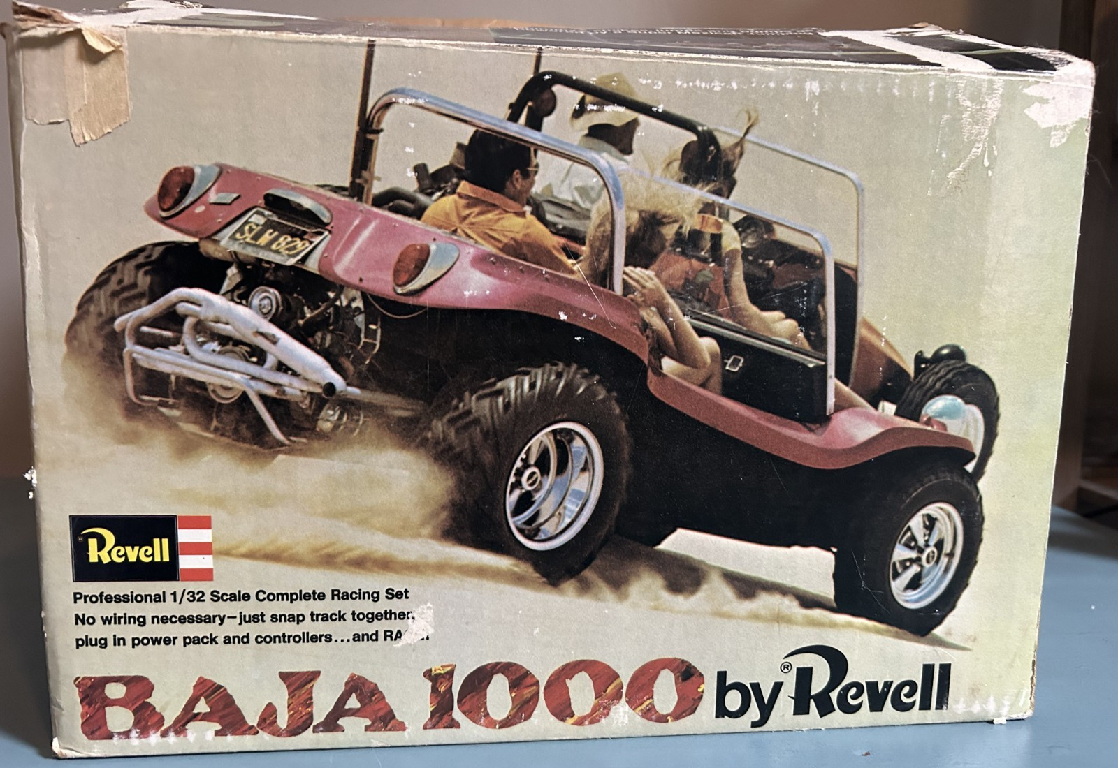 REVELL SLOT CAR RACE TRACK SET  BAJA 1000 DUNE BUGGY RACERS 1/32 SCALE
