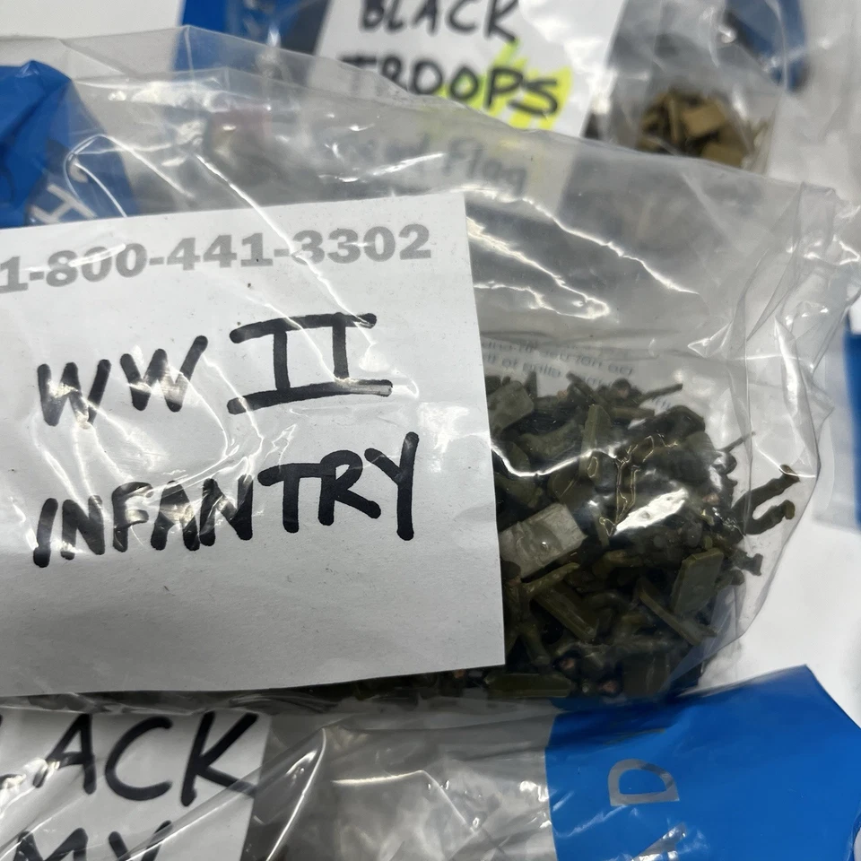 Airfix 1/72 Juguete Soldados Vintage Miniatura Plástico Soldados Lote EE. UU. Animales Foto 4 de 4