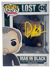 Titus Welliver Signed Autograph Lost The Man In Black Funko Pop 420 Beckett COA