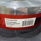 Presco Underground Detectable Tape: 3 in. x 1000 ft. CAUTION BURIED ELECTRIC LIN