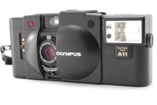 [MINT] Olympus XA2 35mm Rangefinder Film Camera w/ A11 Flash From JAPAN #1091