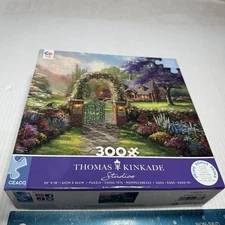 Thomas Kinkade Studios Hummingbird Cottage 300 PC Puzzle New Ceaco Puzzles