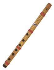 Handmade Natural Bamboo Flute Bansuri Woodwind Musical Instrument B Scale 14  