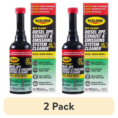 Rislone DPF Clean Diesel Exhaust Emissions System Cleaner 16.9 oz 2-Pack