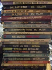 Brett Halliday Mike Shayne novels and magazines select one