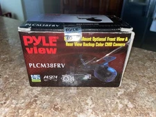 Pyle PLCM38FRV Universal Mount Front/ Rear View Backup Color CMD Camera NEW