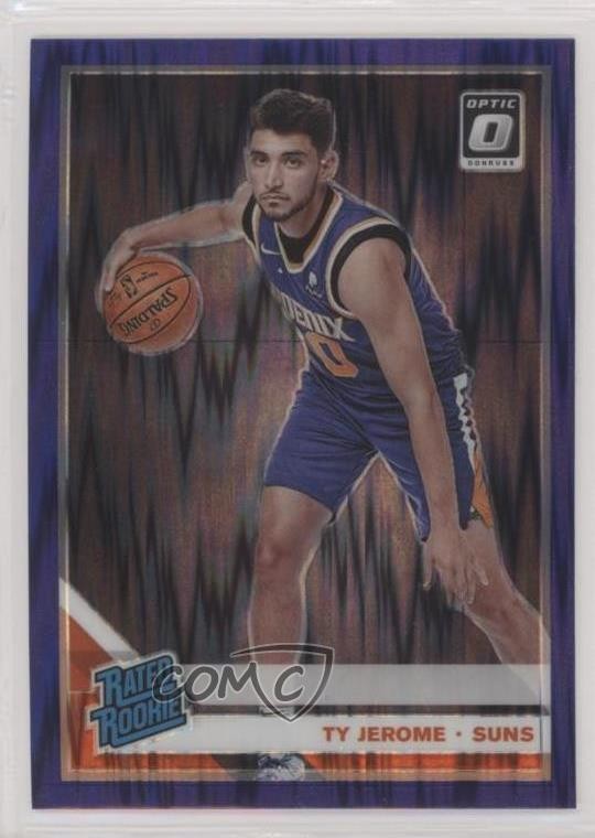 2019-20 Panini Donruss Optic Rated Rookie Purple Shock Prizm Ty Jerome #167 im4