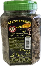 8oz Hoshi Crispy Anchovy with Sauce – Savory Fish Snack, Product of Thailand