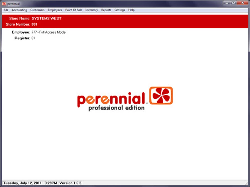 Perennial Pro Point of Sale Software - Server Station License - Image 3 of 4