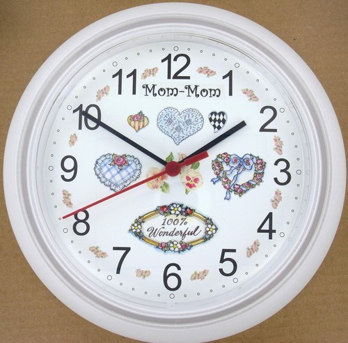 RELOJ DE PARED ESPECIAL MAMÁ ABUELA Abuela Madre Mamá-Mamá Abuela Mamá NUEVO - Imagen 3 de 9