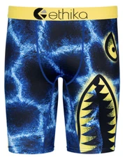 ETHIKA STAPLE BOMBER BLUE ICE BOXERS UNDERWEAR BRIEFS MEN'S MEDIUM