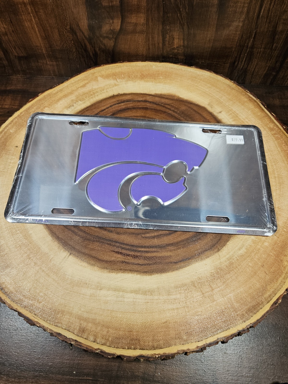 Kansas State Wildcats KSU NCAA Vanity License Plate Wall Decor 100%