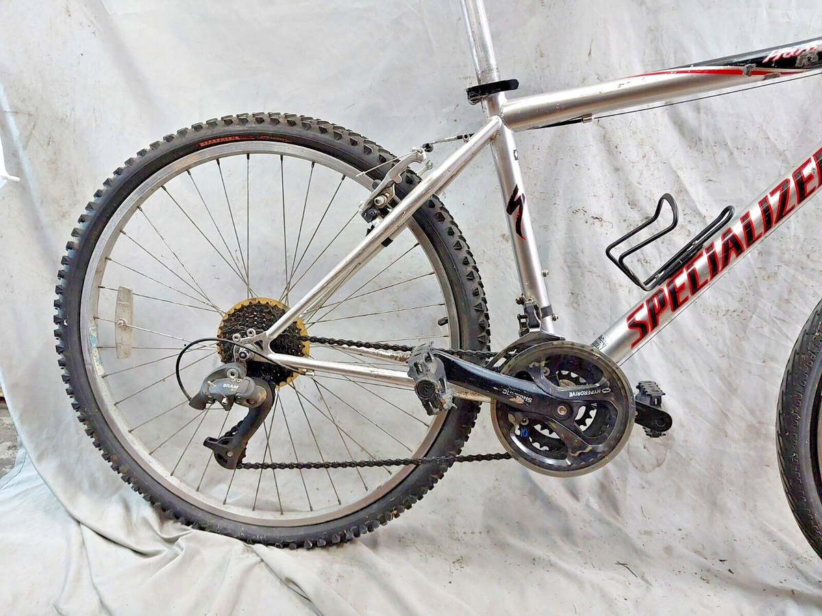 Specialized Hardrock MTBフレーム シルバー 2004 Specialized Hardrock MTB Bike Medium 17
