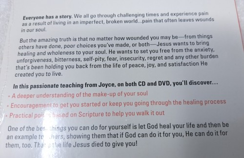 Healing The Soul Of A Woman Joyce Meyer - CD And DVD - NEW Factory Sealed - Picture 4 of 8