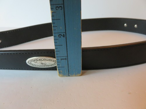 Cinturón Nocona Belt Co de cuero genuino negro 46 para hombre Western N2476601 conchos ovalados - Imagen 13 de 13
