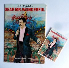 DEAR MR. WONDERFUL Joe Pesci PRESSEHEFT German Pressbook Deutsch �82 Lilienthal