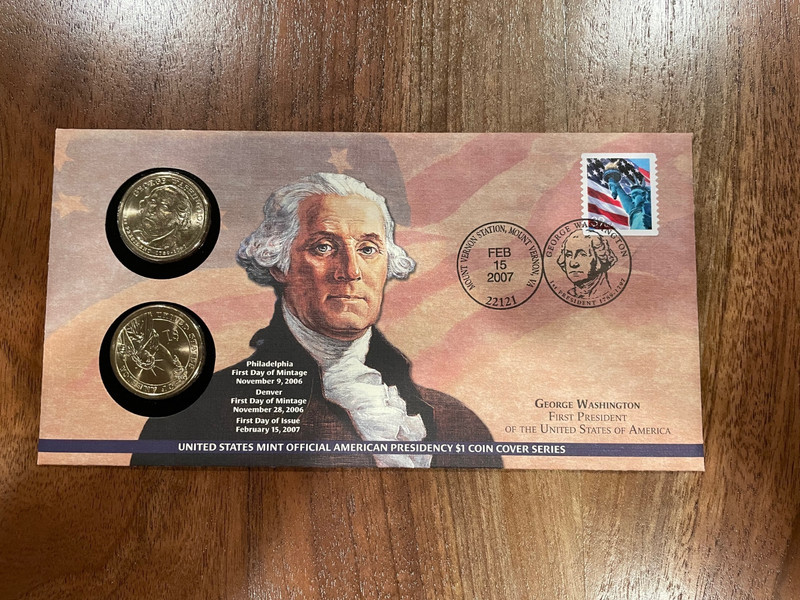 2007 George Washington First Day Issue, Original US Mint Item P21