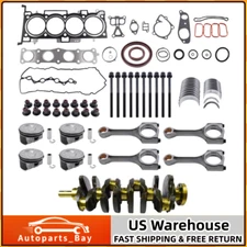 G4KJ Engine Rebuild Crankshaft Timing Con Rods Kit For Kia Hyundai 2.4L
