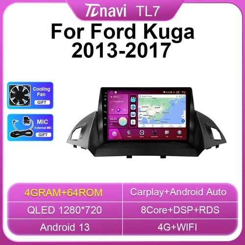 Car Radio For Ford C-MAX Kuga 2 Escape 3 Multimedia Android Player GPS Navi Auto - Picture 18 of 22