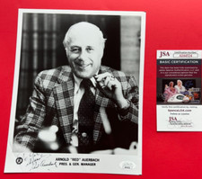 ARNOLD RED AUERBACH ~ Signed/Autographed 8x10 Photo ~ Boston Celtics ~ JSA COA