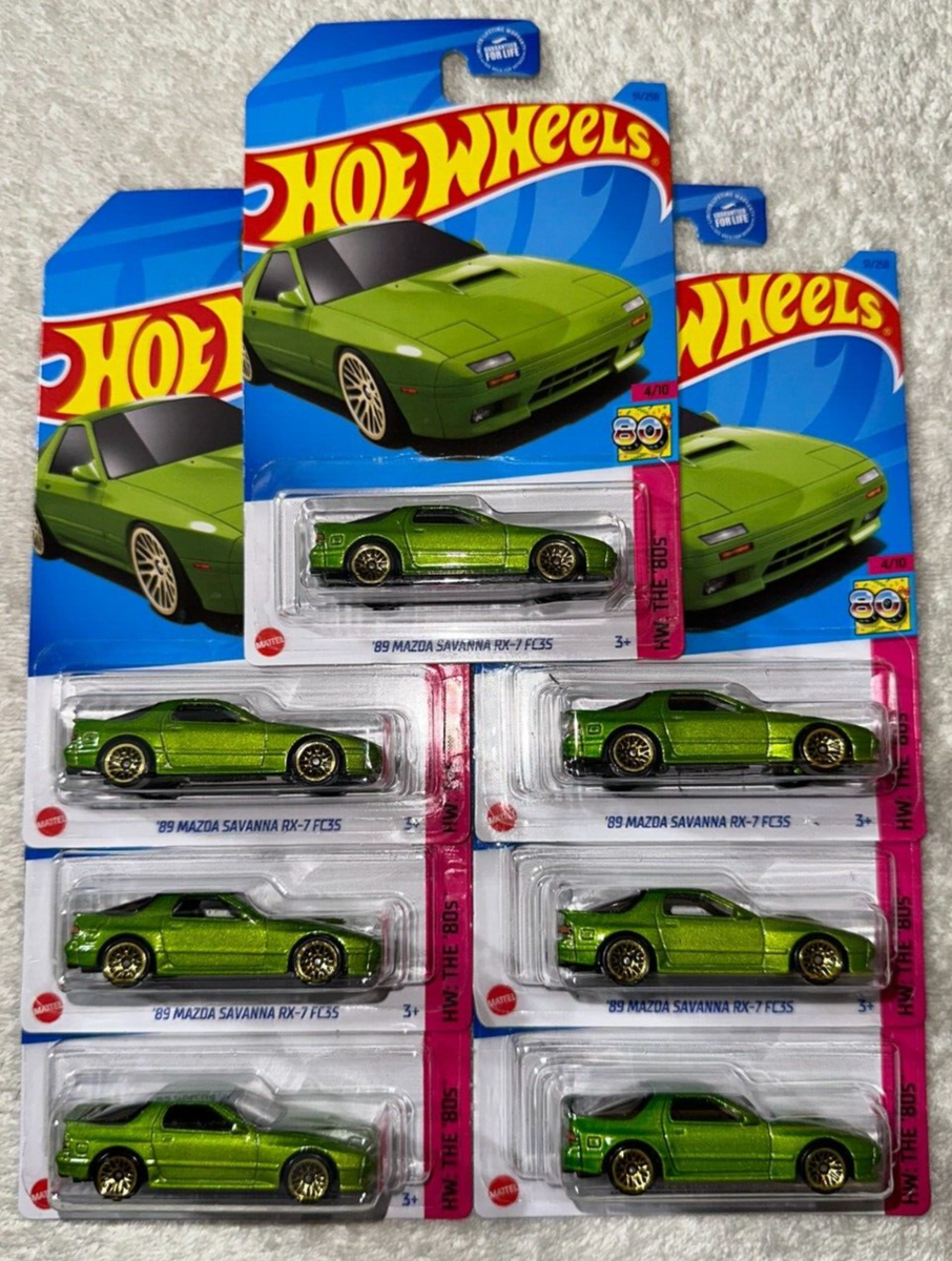 2023 HOT WHEELS '89 MAZDA SAVANNA RX-7 FC35 LOT OF 7 **NEW