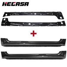 Pair INNER OUTER Rocker Panels For Chevy GMC 1500/2500 4Dr Extended Cab 99-07
