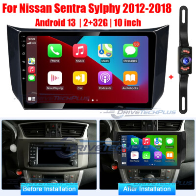  CARPLAY FOR 2012-2018 NISSAN SENTRA SYLPHY 10 '' CAR STEREO RADIO PLAYER
