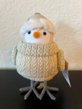 2024 WONDERSHOP Featherly Friends UBUNTO Fabric Christmas Bird Figurine NEW