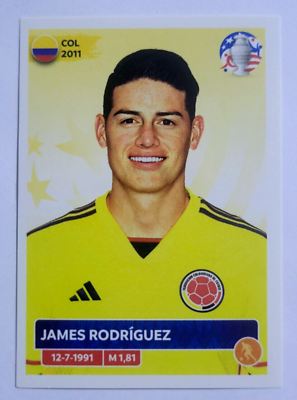2024 COPA AMERICA USA Panini Sticker #296 COL18 JAMES RODRIGUEZ