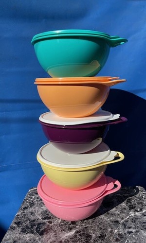 Tupperware Thatsa Bowl Jr 12 Cup with Lid Mixing Serving Container - 第 2/14 張圖片