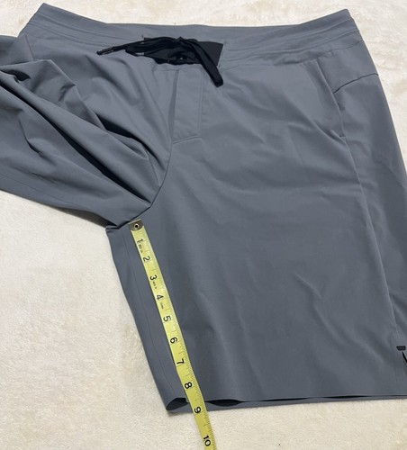 Pantalones cortos híbridos Run On Clouds para hombre gris con cordón ropa deportiva talla XL - Imagen 10 de 10