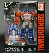 Transformers Titans Return APEX & POWERMASTER Class L OPTIMUS PRIME Toys