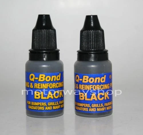 Q Bond Spare Black Filler Powder Twin Pack Use With Q-Bond Adhesive Kit
