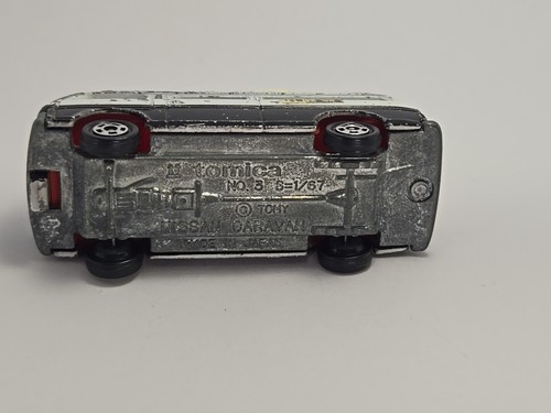 TOMICA 75 Nissan Caravan Patrol Polica Van 1/67 Scale Vintage Used Die-Cast - Picture 12 of 13