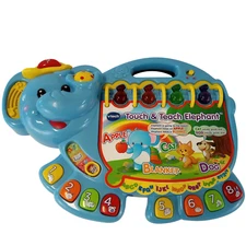 VTech Touch & Teach Elephant Interactive Learning Toy with Lights, Music & Alpha