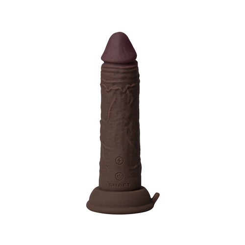 Shaft Vibrating MODEL J 6.5" Flexskin Liquid Silicone Dong - Picture 15 of 20