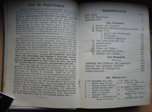 Walther Werckmeister: Deutsches Lautenlied, Verlag A. Köster 1914 Jugendstil - Bild 7 von 20