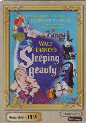 2023 Disney 100 Carnival Series Card Fun Base #D100C-SR62 Sleeping Beauty